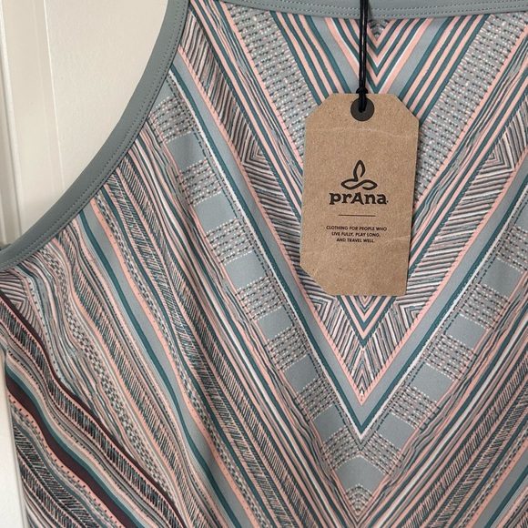 Prana women's Dress Ardor Agave Samba Built In Bra  green Sport Dress Size XL - Picture 7 of 10